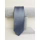 Pánska sivá saténová úzka kravata
