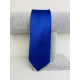 Pánska kráľovská modrá saténová úzka kravata
