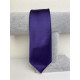 Pánska tmavá fialová saténová úzka kravata