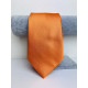 Pánska oranžová saténová kravata 