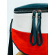 Dámska bielo-červená crossbody kabelka 