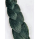 Tmavo-zelený pletený kanekalon