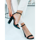 Dámske čierne sandálky Luxoma