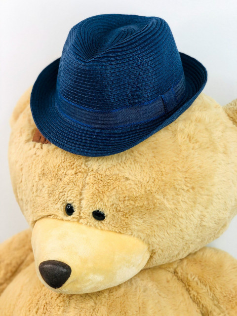 Detský tmavo modrý klobúk