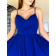 Krátke modré spoločenské šaty Merilla