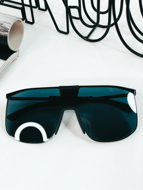 Unisex čierne slnečné okuliare Marra