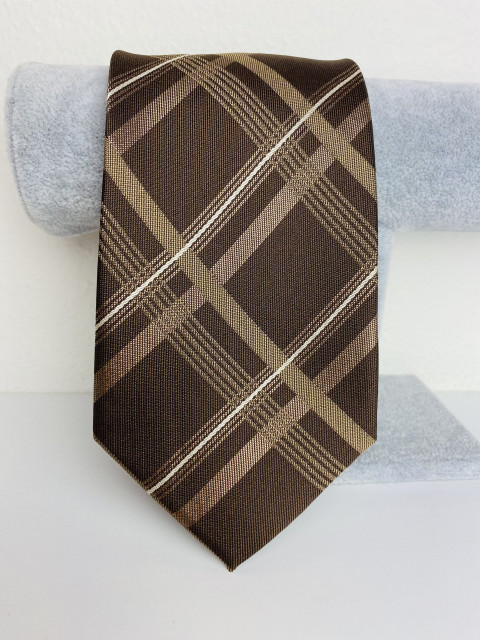Pánska hnedá kravata