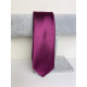 Pánska rúžovo-fialová saténová úzka kravata