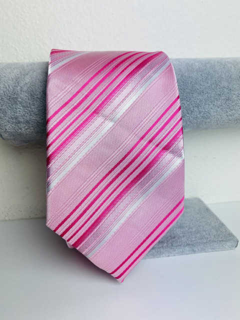 Pánska ružová kravata