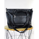 Dámska čierna kabelka s remienkom Evita