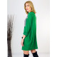Dámske zelené šaty s trblietavými aplikáciami - KAZOVÉ