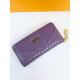 Dámska prešívaná fialová peňaženka Leo Sabri