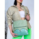 Dámska zelená kabelka s remienkom Amala