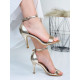 Dámske elegantné zlaté sandále 