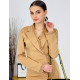 Hnedé elegantné sakové šaty s čipkou na rukávoch