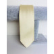 Pánska béžová saténová úzka kravata