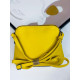 Žltá dámska kabelka so strapcami