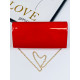 Dámska elegantná červená spoločenská kabelka
