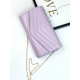 Dámska matná spoločenská kabelka s remienkom - fialová