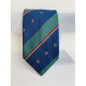 Pánska zeleno-modrá kravata