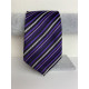 Pánska sivo-fialová kravata