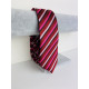 Pánska ružovo-bordová saténová úzka kravata