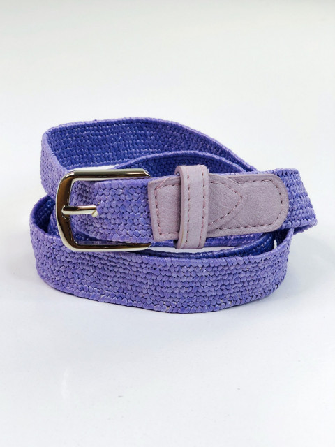 Dámsky pružný elastický opasok - fialový