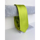 Pánska žlto-zelená saténová úzka kravata