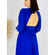 Dámske dlhé modré spoločenské šaty s Amali