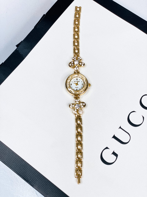 Eleganté dámske zlaté hodinky 