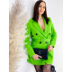 Zelené elegantné sakové šaty s opaskom SIA