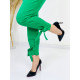 Dámsky zelený nohavicový kostým Paris
