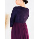 Dámske dlhé spoločenské šaty Flona - fialové