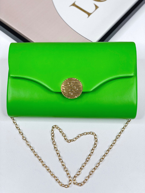 Dámska spoločenská kabelka s remienkom ALEXIA - zelená