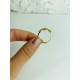 Dámsky zlatý nastaviteľný prsteň 14