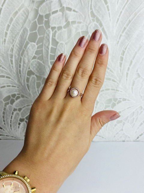 Dámsky medený prsteň 1