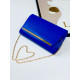 Dámska spoločenská kabelka s remienkom - modrá