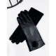 Dámske kožené čierne rukavice HARRY