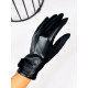 Dámske kožené čierne rukavice HARRY