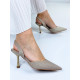 Exkluzívne dámske zlaté trblietavé sandále