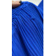 Letné dámske plisované široké nohavice - modré - KAZOVÉ