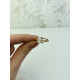 Dámsky zlatý nastaviteľný prsteň 25