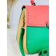Dámska farebná kufríková kabelka RENA - zelená