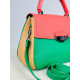 Dámska farebná kufríková kabelka RENA - zelená