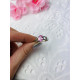 Dámsky strieborný prsteň s ružovým kryštálom 10