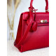 Dámska kufríková kabelka s remienkom - červená
